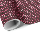 Polka Dot 01.Roze DGrey BG Cadeaupapier (Rol Hoek)