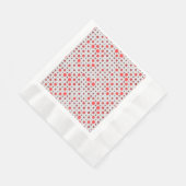 Polka Dot 01A.Red offwhite BG Servet