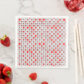 Polka Dot 01A.Red offwhite BG Servet (Insitu)