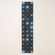 Polka Dot 01X.Blue Shade Zwart BG