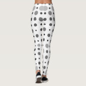 Polka Dot 01X.Grey Schaduw Leggings (Achterkant)