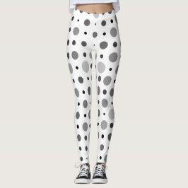 Polka Dot 01X.Grey Schaduw Leggings