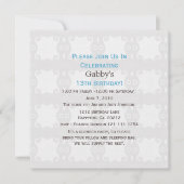 Polka Dot: 13e verjaardag Uitnodigingen (Voorkant)