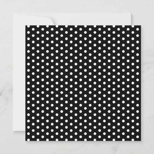 Polka Dot 30th Birthday Party Modern Basic Kaart (Achterkant)