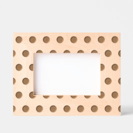 Polka Dot Afbeelding Lijst (Navy Blue & Lime Green Gegraveerde Lijstjes