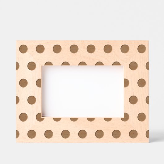 Polka Dot Afbeelding Lijst (Navy Blue & Lime Green Gegraveerde Lijstjes (Voorkant)