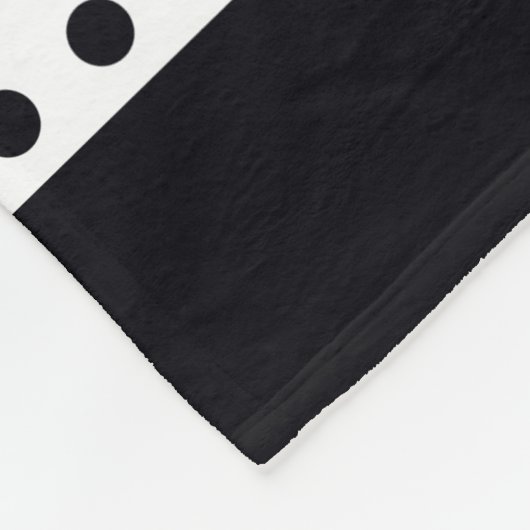 Polka Dot and Stripe Fleece Deken (Hoek)