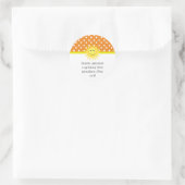 Polka Dot and Sunshine Address Stickers (Tas)