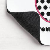 Polka Dot Apple-leraar Muismat (Hoek)