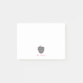 Polka Dot Apple-leraar Post-it® Notes (Voorkant)
