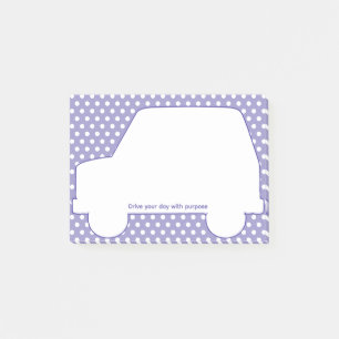 Polka Dot autovormig Motivatie Post-it® Notes