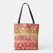 Polka Dot Autumn Dunes Tote Bag (Achterkant)