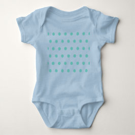 Polka Dot Baby Bodysuit (Lavendel & Aqua)
