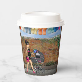 Polka-Dot Baby Papieren Bekers