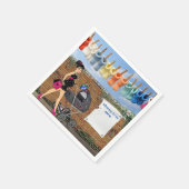 Polka-Dot Baby shower Servet (Hoek)