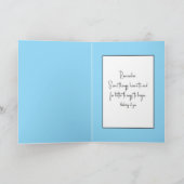 Polka Dot Balloon Denken aan jou Kaart (Binnen)