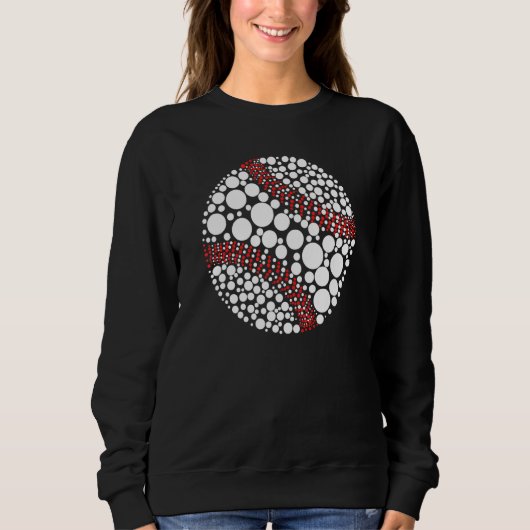Polka Dot Baseball Player International Dot Day Trui (Voorkant)