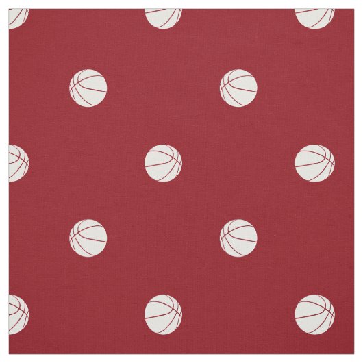 polka dot basketballs ANY background drop pattern Stof (Swatch)