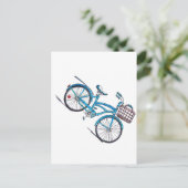 Polka Dot Beach Cruiser Briefkaart (Staand voorkant)