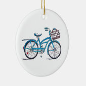 Polka Dot Beach Crusier keramisch siermiddel Ornament (Rechts)