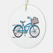 Polka Dot Beach Crusier keramisch siermiddel Ornament (Links)