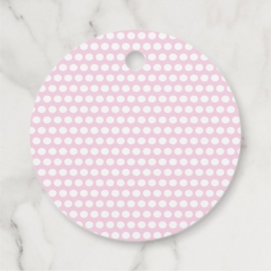 Polka Dot bedankt dat je ons helpt vieren Bedankjes Labels (Achterkant)