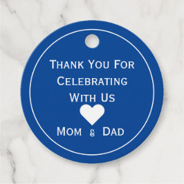 Polka Dot bedankt dat je ons helpt vieren Bedankjes Labels