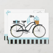 Polka Dot Bicycle Briefkaart (Voorkant / Achterkant)