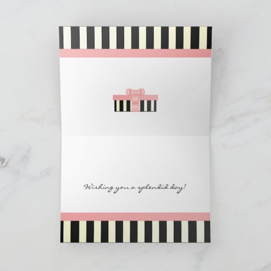 Polka Dot Bicycle Kaart (Binnen)