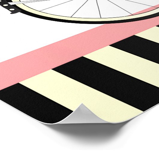 Polka Dot Bicycle Poster (Hoek)