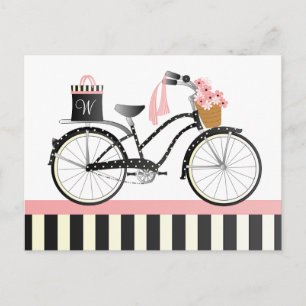 Polka Dot Bike Briefkaart
