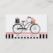 Polka Dot Bike met gift 2 Visitekaartje (Achterkant)