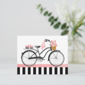 Polka Dot Bike-New Briefkaart (Staand voorkant)