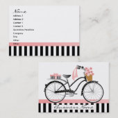 Polka Dot Bike-newstripe: geen geel Visitekaartje (Voorkant / Achterkant)