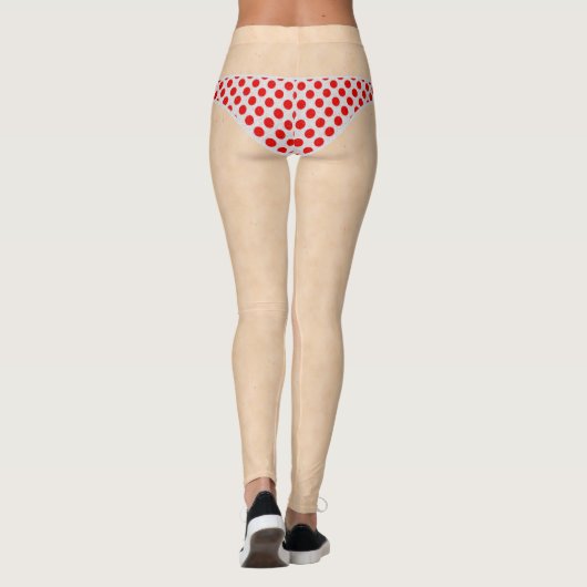 Polka Dot Bikini Legging (Achterkant)