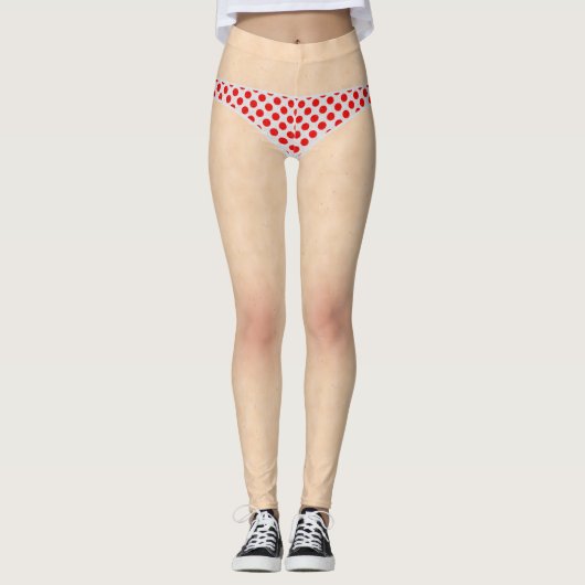 Polka Dot Bikini Legging (Voorkant)