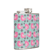 Polka Dot Birds and Flowers Heupfles (Rechts)