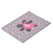 Polka Dot Birds and Flowers Notitieboek (Linkerzijde)