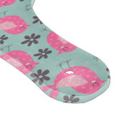 Polka Dot Birds and Flowers Snijplank (Hoek)