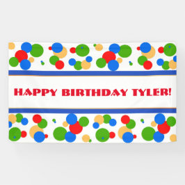 Polka Dot Birthday Banner