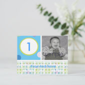 Polka Dot Birthday Party Briefkaart (Staand voorkant)