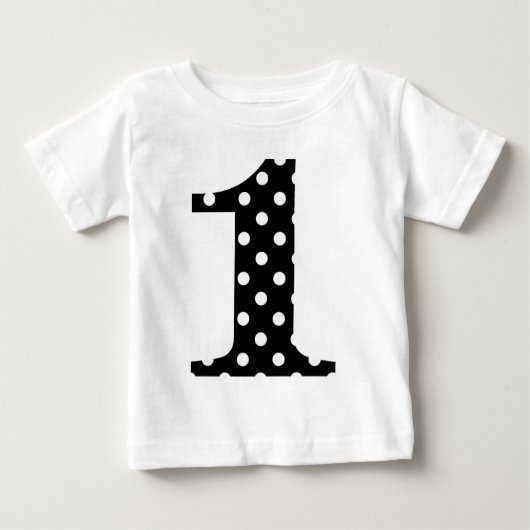 Polka Dot Black en White One (Voorkant)