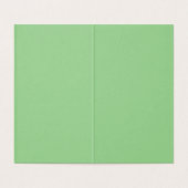 Polka Dot Blank Wenskaart (Sage Green & Roze) Kaart (Binnenkant ongevouwen)