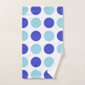 Polka Dot Blues Bad Handdoek (Handdoek)