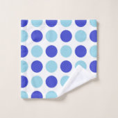 Polka Dot Blues Bad Handdoek (Wasdoekje)