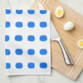 Polka-Dot Blues Theedoek (Quarter Fold)