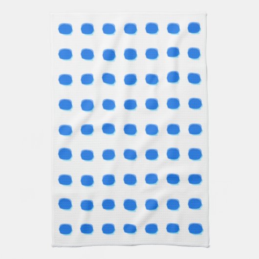 Polka-Dot Blues Theedoek (Verticaal)