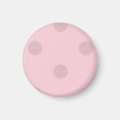 Polka Dot Blush Pink Magnet (Voorkant)