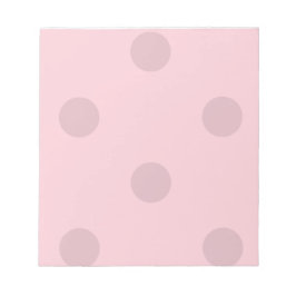 Polka Dot Blush Pink Notitieblok