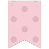 Polka Dot Blush Pink Vlaggetjes (Tweede vlag)